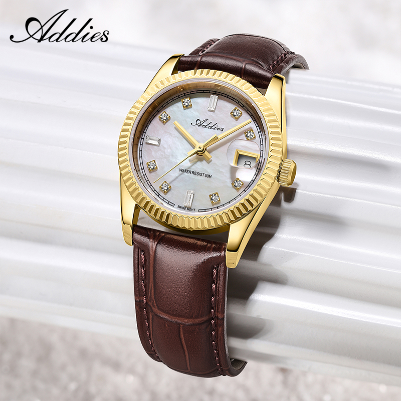 Luxury Watch For - Addies 585 Quartz Woman's Watch 28mm