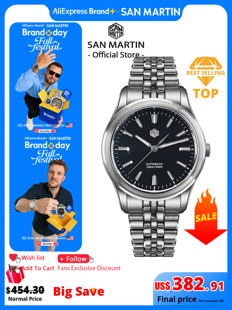 Cloisonne Enamel Dial - San Martin 36mm 39mm Gada Classic