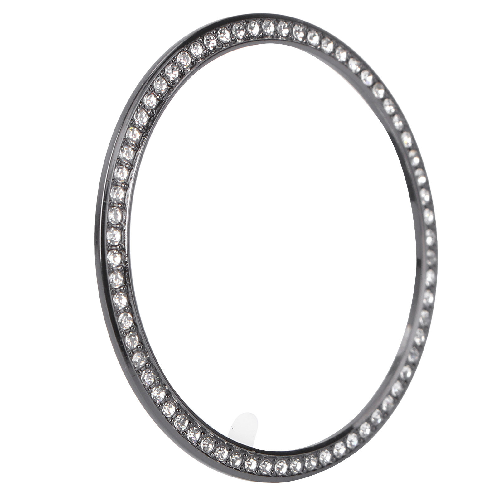 Luxury Watch Diamond - Luxury Diamond-Mounted Bezel Ring Compatible with
