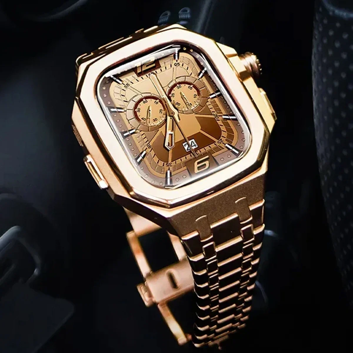 Stainless Steel Strap+Case Lux - đánh giá và giá Luxury Watch Apple