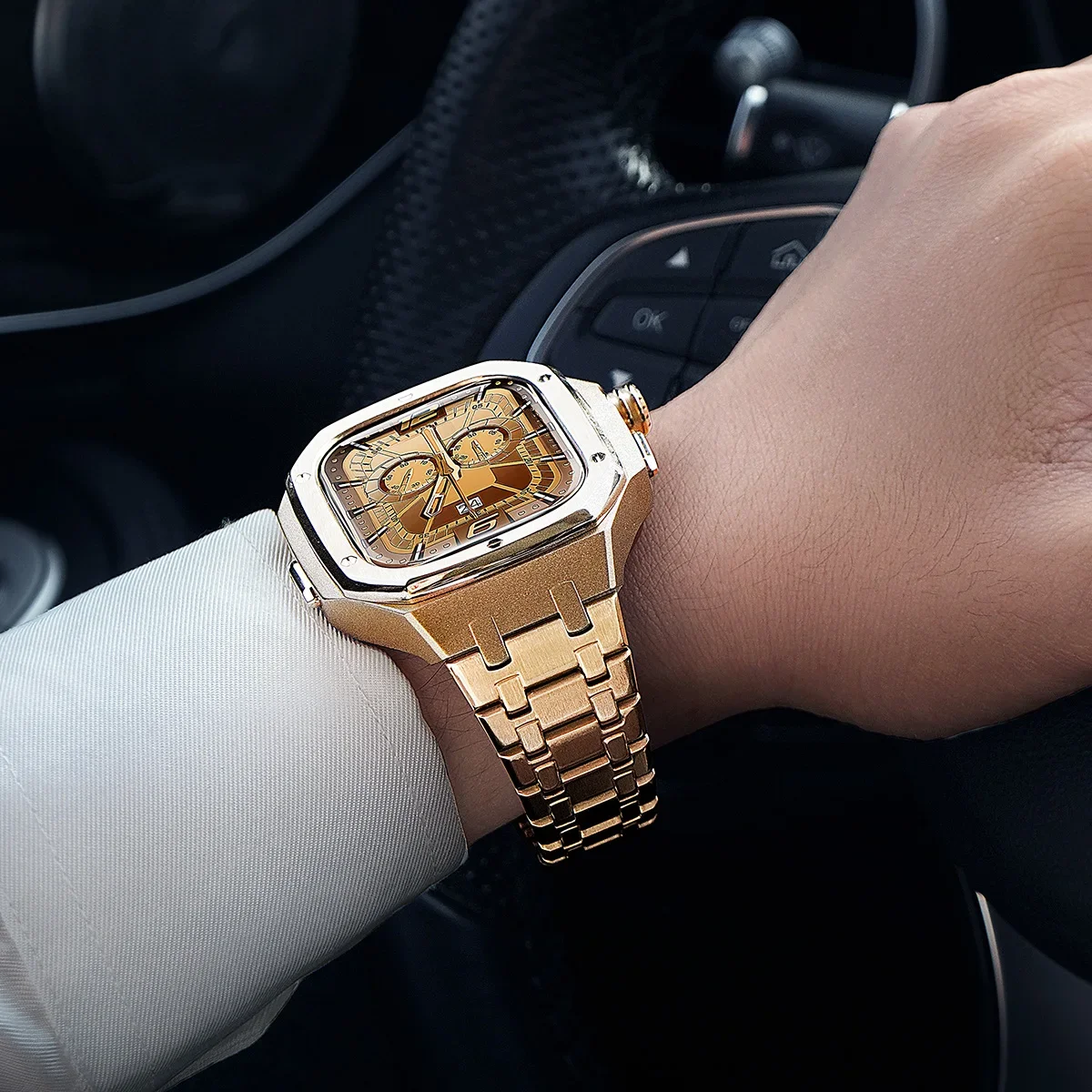 Stainless Steel Strap+Case Lux - đánh giá và giá Luxury Watch Apple