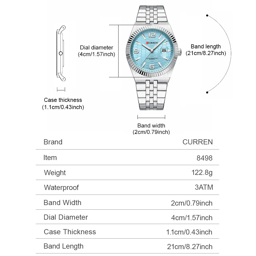 CURREN Stylish Men's Quartz Wa - đánh giá và giá Luxury Watch Apple