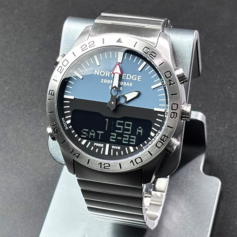 NORTH EDGE Mens Dive Watch Mil - đánh giá và giá Compass Watch Luxury