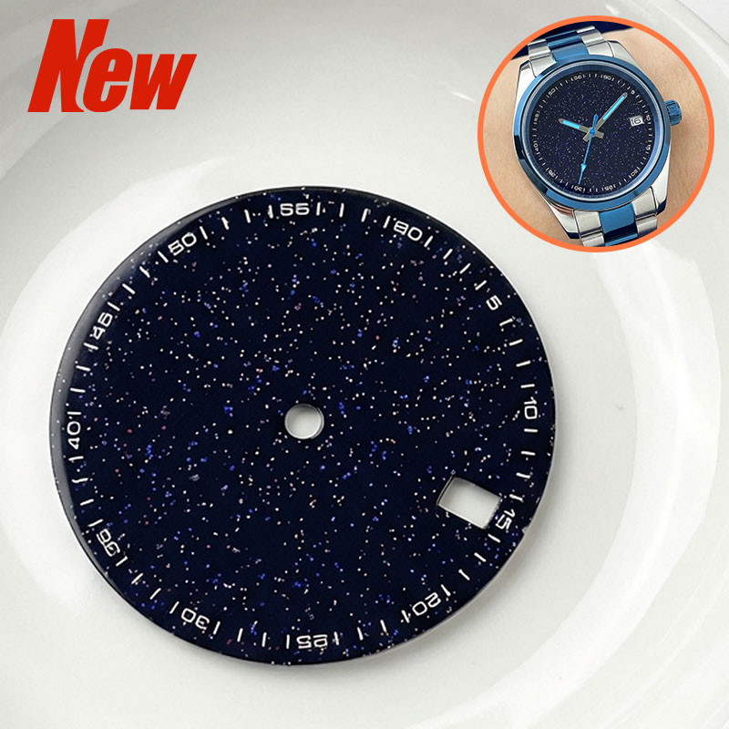 28.5mm Enamel Texture Blue Sta - đánh giá và giá Cloisonne Enamel Dial