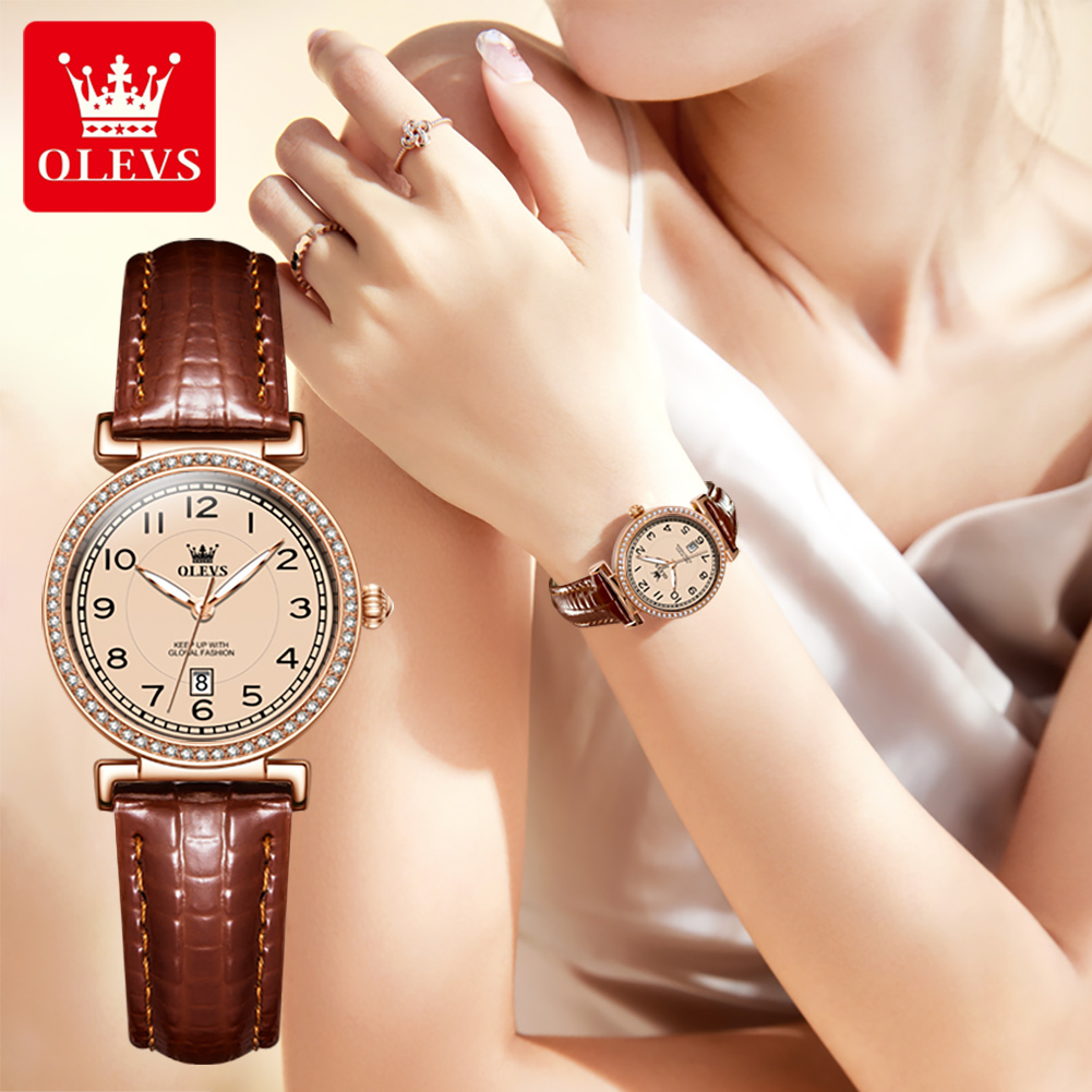 OLEVS 5590 Luxury Brand Women' - đánh giá và giá Luxury Watch Diamond