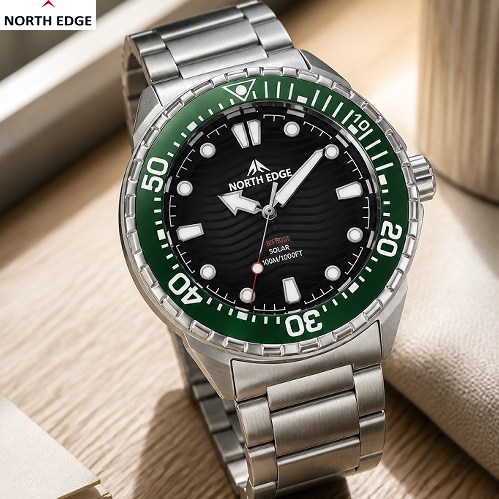 NORTH EDGE TRITON Outdoor Mili - đánh giá và giá Compass Watch Luxury