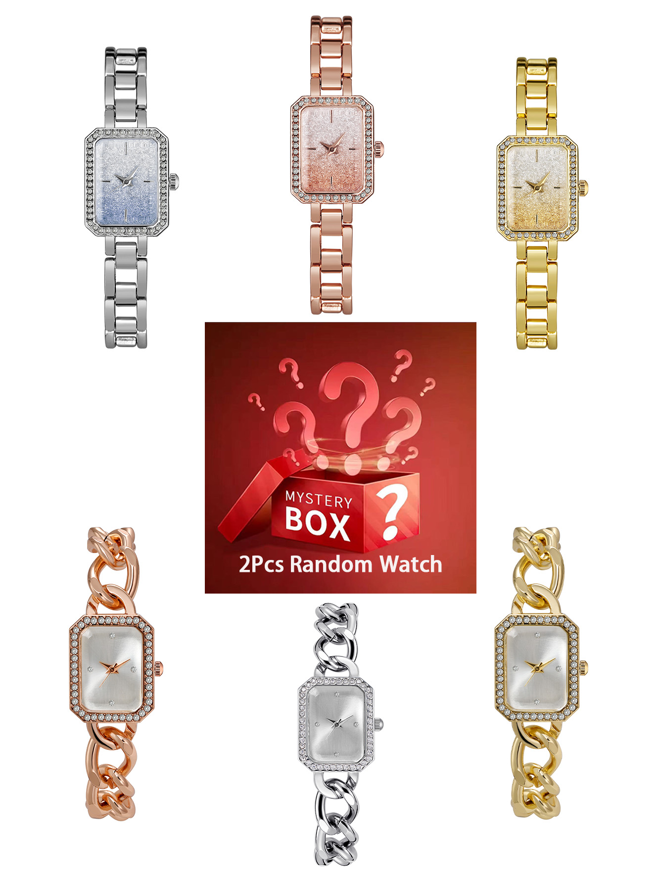 2 pieces women's watches myste - đánh giá và giá Luxury Watch Diamond