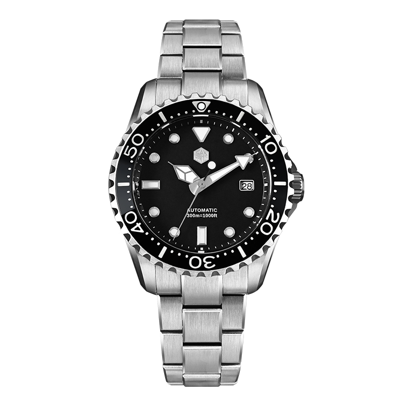 San Martin Men Automatic Watch - đánh giá và giá Cloisonne Enamel Dial