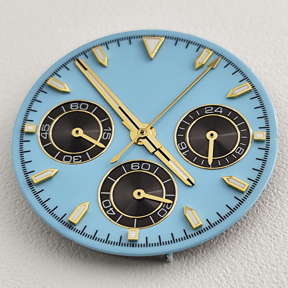New VK63 dial enamel lake blue - đánh giá và giá Cloisonne Enamel Dial