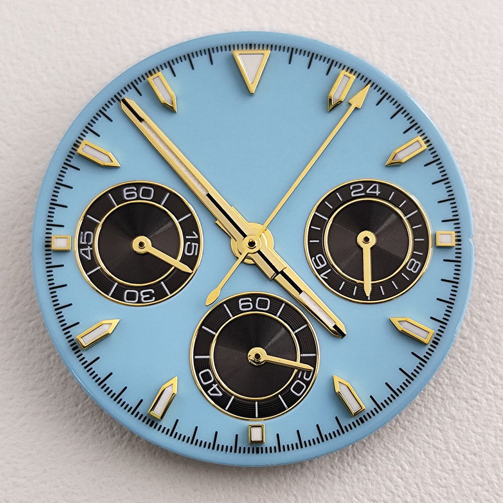 New VK63 dial enamel lake blue - đánh giá và giá Cloisonne Enamel Dial