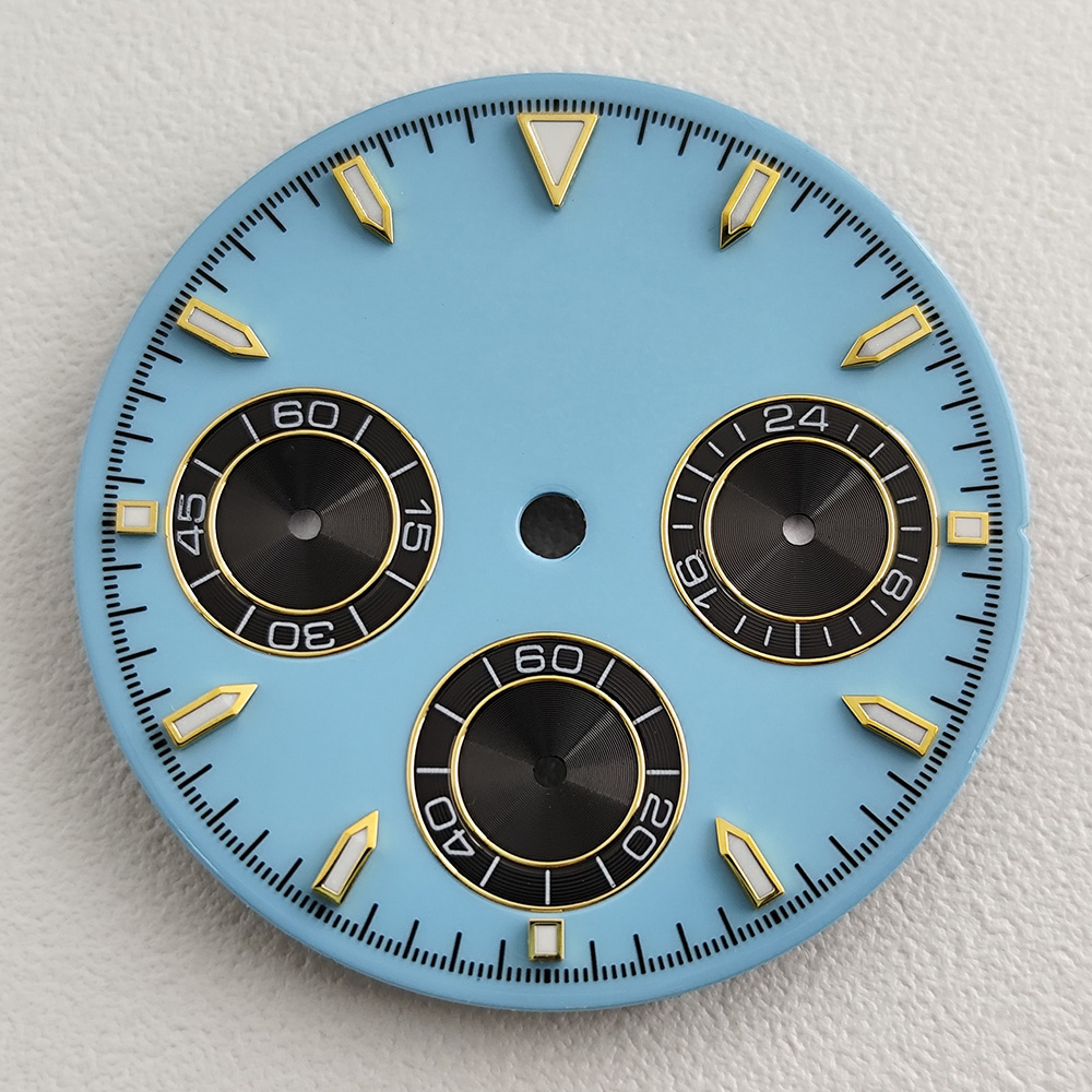 New VK63 dial enamel lake blue - đánh giá và giá Cloisonne Enamel Dial