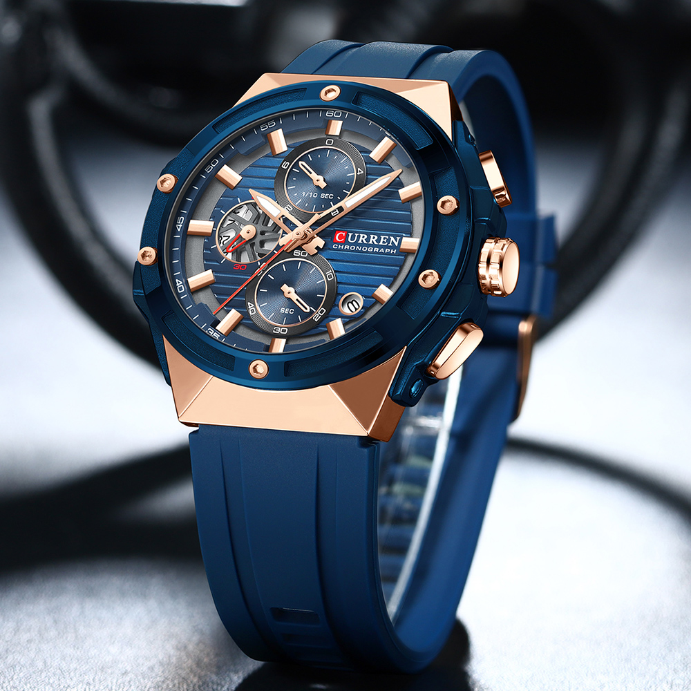 CURREN 8462 Top Luxury Quartz  - đánh giá và giá Luxury Watch Apple