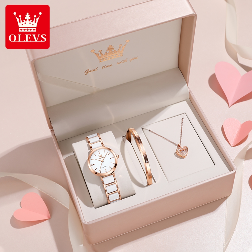 OLEVS Women Watch 5877 Luxury  - đánh giá và giá Luxury Watch For