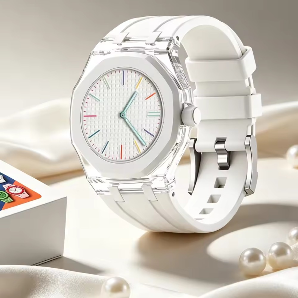 Transparent Case+Liquid Silico - đánh giá và giá Luxury X I Watch