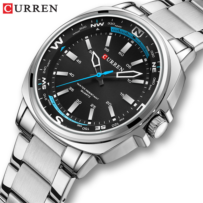 CURREN 8455 Men's Fashion Quar - đánh giá và giá Luxury Watch Apple