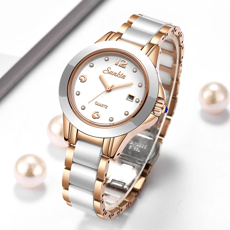 Sunkta Fashion Casual Quartz W - đánh giá và giá Luxury Watch Diamond