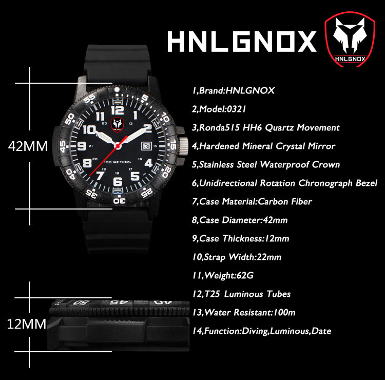 Hnlgnox Mens Pilot Watches Spo - đánh giá và giá Luxury Watch With Arabic Numerals