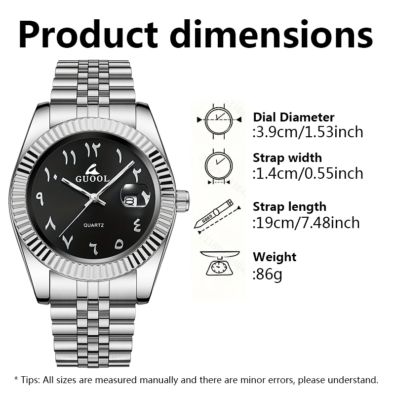 New Hot-Selling Men's Stainles - đánh giá và giá Luxury Watch With Arabic Numerals