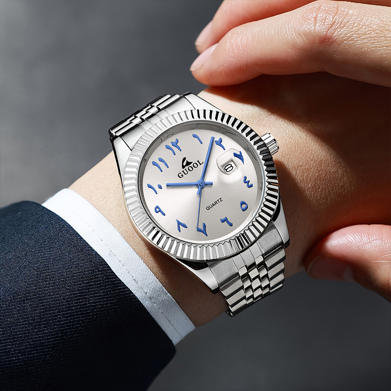 New Hot-Selling Men's Stainles - đánh giá và giá Luxury Watch With Arabic Numerals