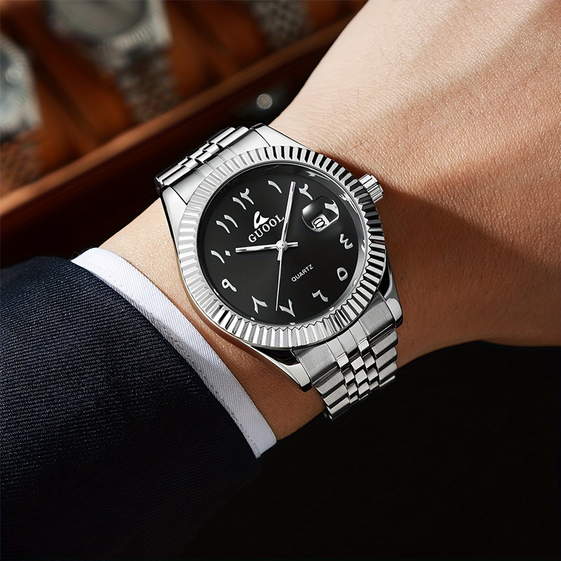 New Hot-Selling Men's Stainles - đánh giá và giá Luxury Watch With Arabic Numerals