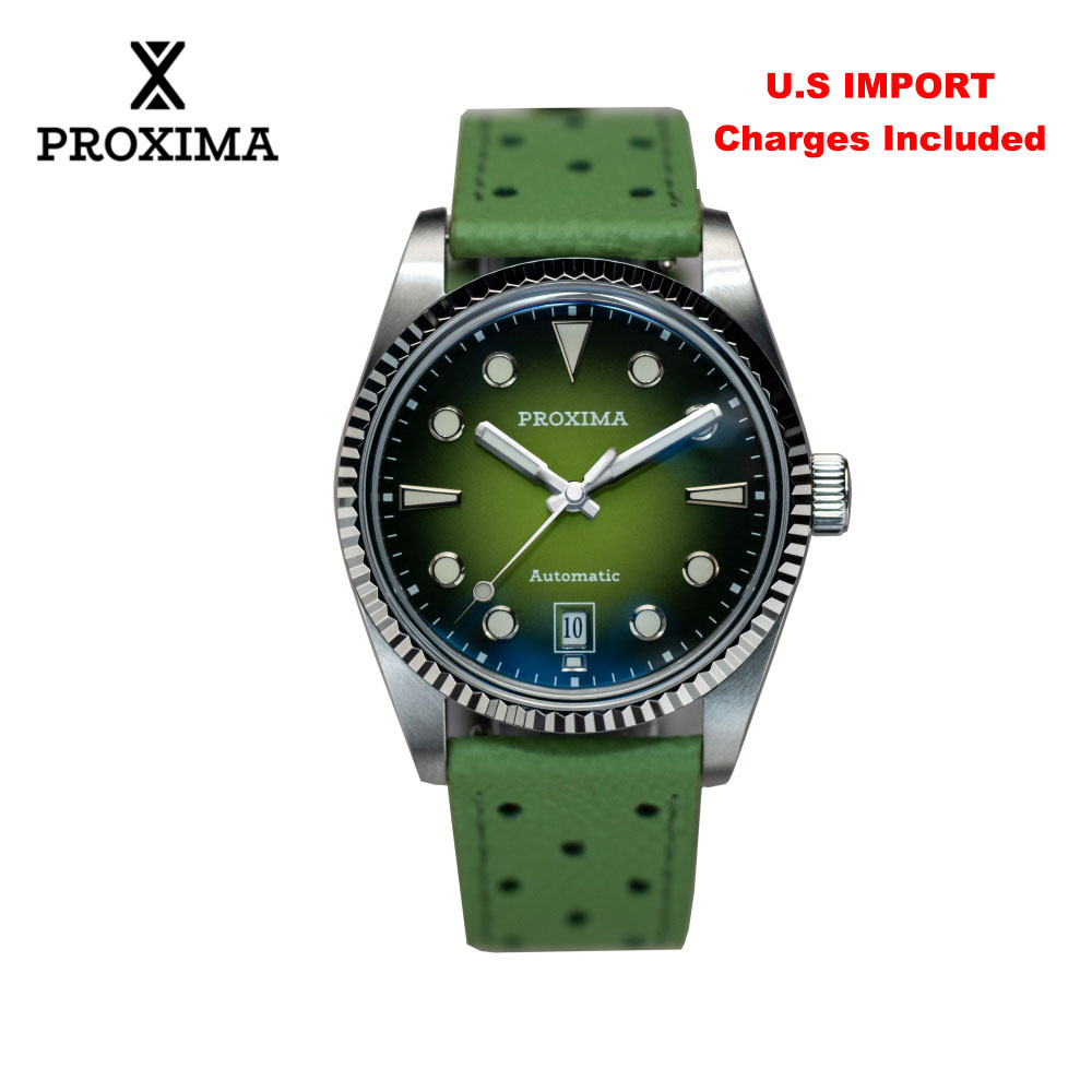 Proxima PX1750 Men Watch 37mm  - đánh giá và giá Cloisonne Enamel Dial