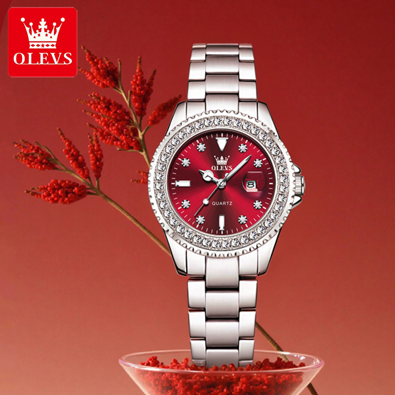 OLEVS Luxury Elegant Ladies Wa - đánh giá và giá Luxury Watch Diamond