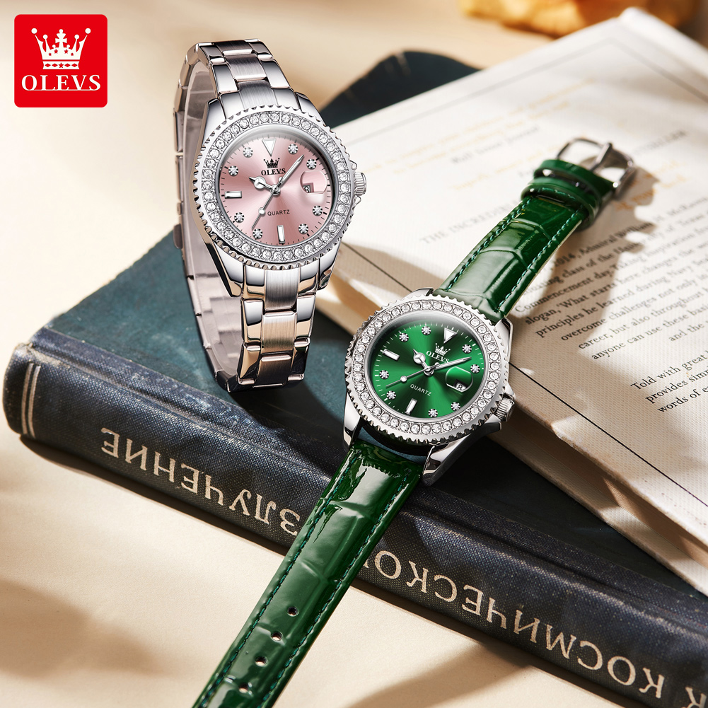 OLEVS Luxury Elegant Ladies Wa - đánh giá và giá Luxury Watch Diamond