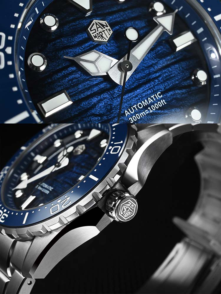 San Martin 40mm Luxury Men Div - đánh giá và giá Cloisonne Enamel Dial