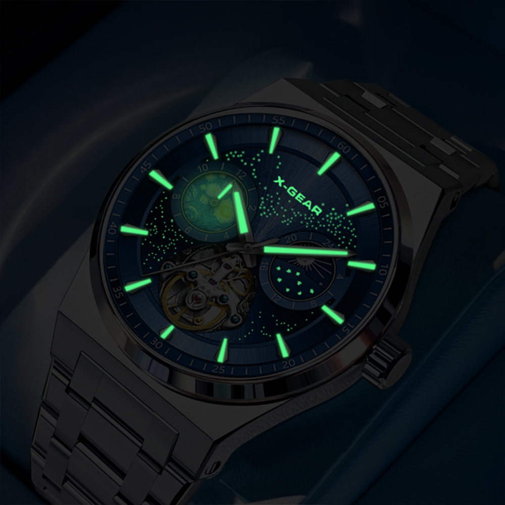 X-GEAR Flywheel Skeleton Autom - đánh giá và giá Luxury X I Watch