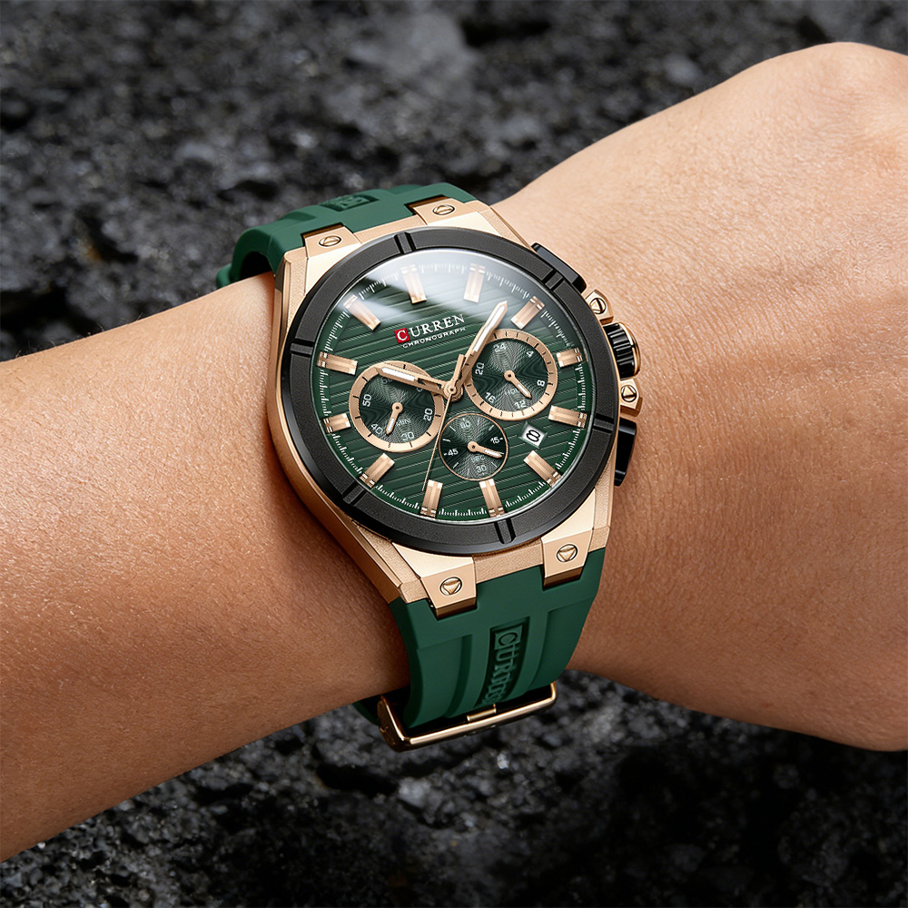CURREN Luxury Men‘s Chronograp - đánh giá và giá Luxury Watch Apple