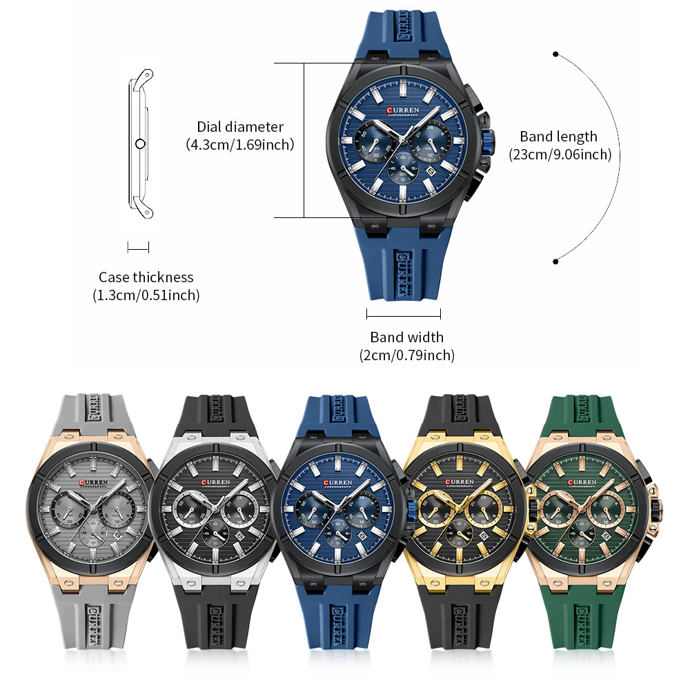 CURREN Luxury Men‘s Chronograp - đánh giá và giá Luxury Watch Apple