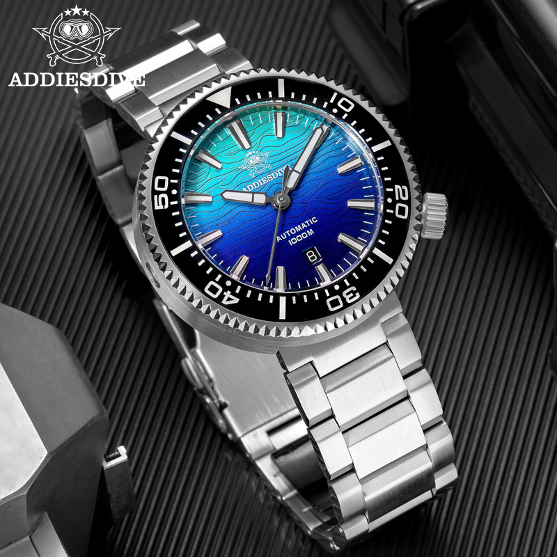 ADDIESDIVE New Automatic Watch - đánh giá và giá Cloisonne Enamel Dial